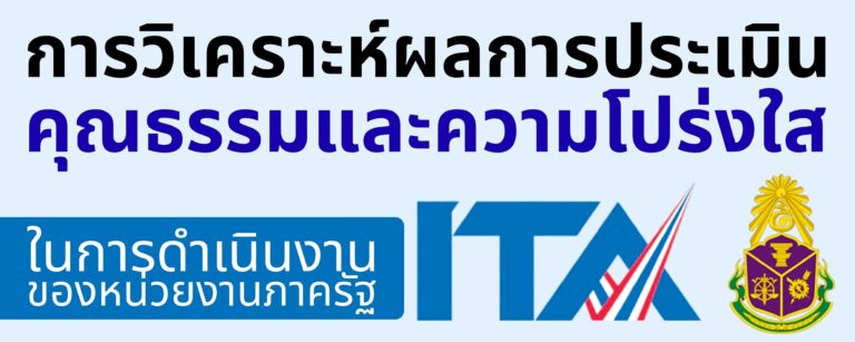 การวิเคราะห์ผลการประเมินคุณธรรมและความโปร่งใสในการดำเนินงานของหน่วยงานภาครัฐ